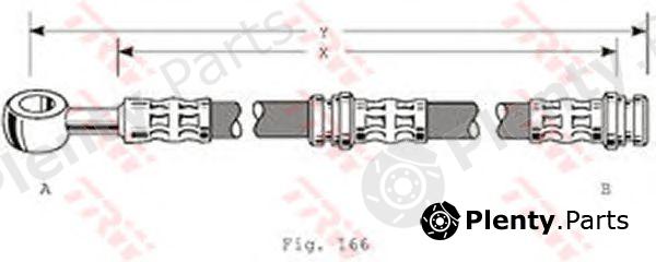  TRW part PHD346 Brake Hose