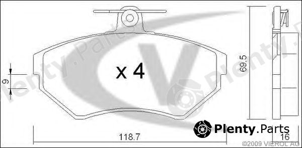  VAICO part V10-8136 (V108136) Brake Pad Set, disc brake