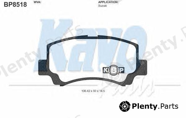  KAVO PARTS part BP-8518 (BP8518) Brake Pad Set, disc brake