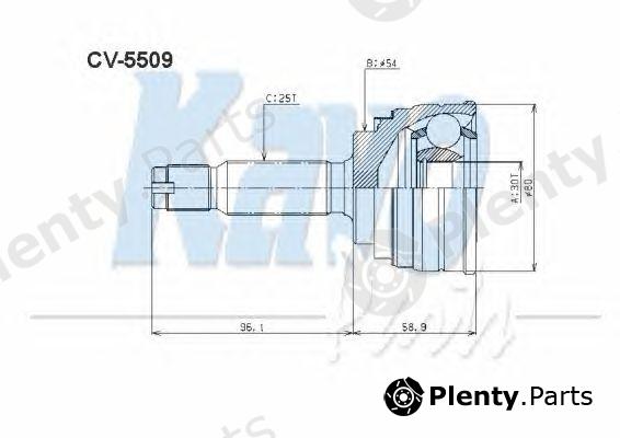  KAVO PARTS part CV-5509 (CV5509) Joint Kit, drive shaft