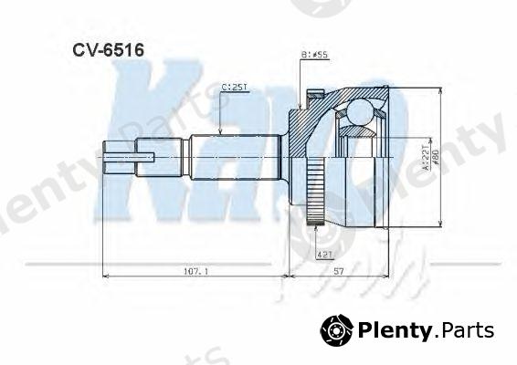 KAVO PARTS part CV-6516 (CV6516) Joint Kit, drive shaft
