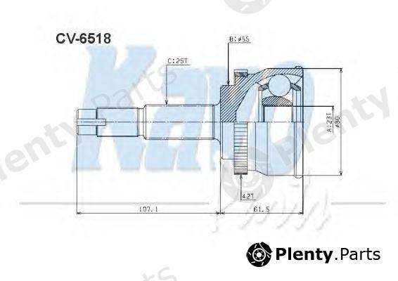  KAVO PARTS part CV-6518 (CV6518) Joint Kit, drive shaft