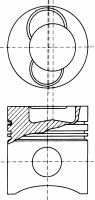  NÜRAL part 87-285900-40 (8728590040) Piston