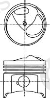  NÜRAL part 87-176600-00 (8717660000) Piston