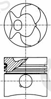  NÜRAL part 87-176700-00 (8717670000) Piston