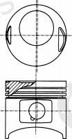 NÜRAL part 87-179500-00 (8717950000) Piston