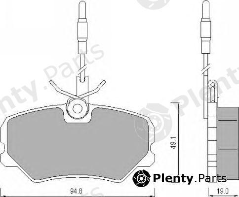  ROULUNDS BRAKING part 443981 Brake Pad Set, disc brake