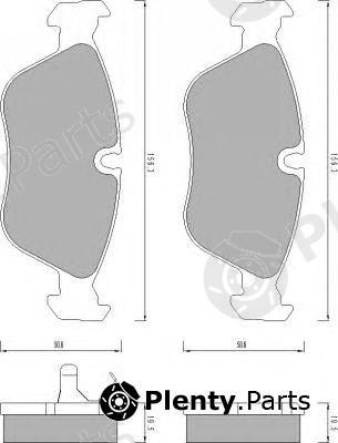  ROULUNDS BRAKING part 457481 Brake Pad Set, disc brake