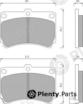  ROULUNDS BRAKING part 477481 Brake Pad Set, disc brake