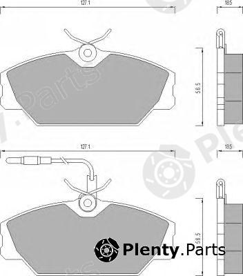  ROULUNDS BRAKING part 492681 Brake Pad Set, disc brake