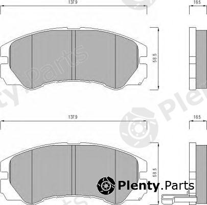  ROULUNDS BRAKING part 621781 Brake Pad Set, disc brake
