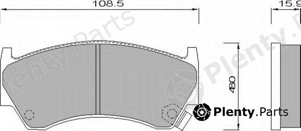  ROULUNDS BRAKING part 639981 Brake Pad Set, disc brake