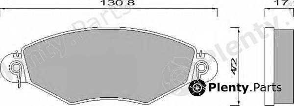  ROULUNDS BRAKING part 688181 Brake Pad Set, disc brake