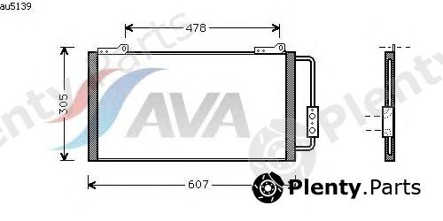  AVA QUALITY COOLING part AU5139 Condenser, air conditioning