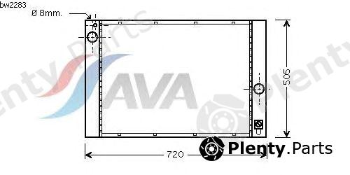 AVA QUALITY COOLING part BW2283 Radiator, engine cooling