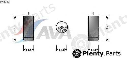  AVA QUALITY COOLING part BWD063 Dryer, air conditioning