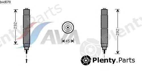  AVA QUALITY COOLING part BWD078 Dryer, air conditioning
