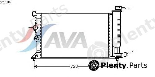  AVA QUALITY COOLING part CN2104 Radiator, engine cooling