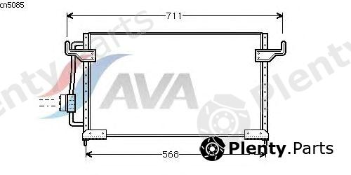  AVA QUALITY COOLING part CN5085 Condenser, air conditioning