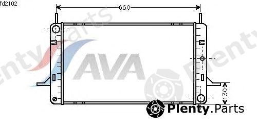  AVA QUALITY COOLING part FD2102 Radiator, engine cooling
