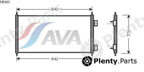  AVA QUALITY COOLING part FD5303 Condenser, air conditioning