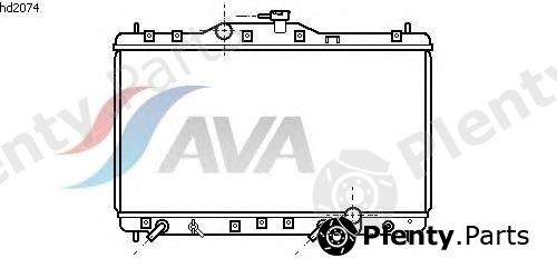  AVA QUALITY COOLING part HD2074 Radiator, engine cooling