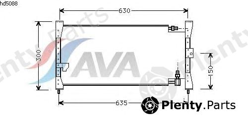  AVA QUALITY COOLING part HD5088 Condenser, air conditioning
