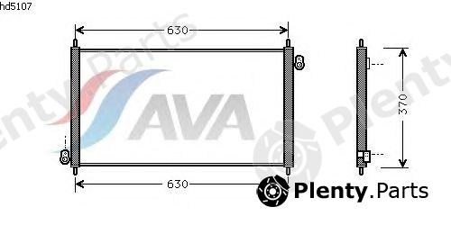  AVA QUALITY COOLING part HD5107 Condenser, air conditioning