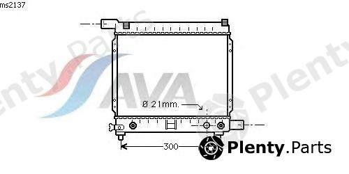  AVA QUALITY COOLING part MS2137 Radiator, engine cooling
