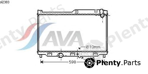  AVA QUALITY COOLING part OLA2383 Radiator, engine cooling