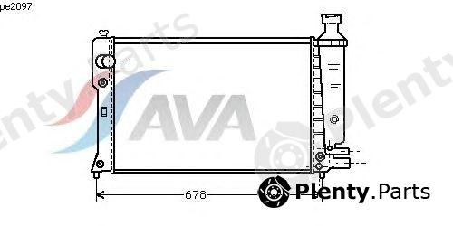  AVA QUALITY COOLING part PE2097 Radiator, engine cooling