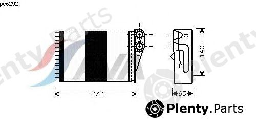  AVA QUALITY COOLING part PEA6292 Heat Exchanger, interior heating
