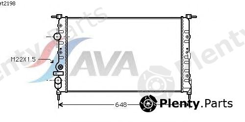  AVA QUALITY COOLING part RT2198 Radiator, engine cooling