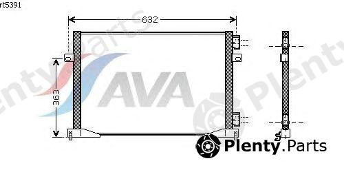  AVA QUALITY COOLING part RT5391 Condenser, air conditioning