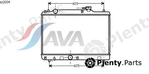  AVA QUALITY COOLING part SZ2034 Radiator, engine cooling
