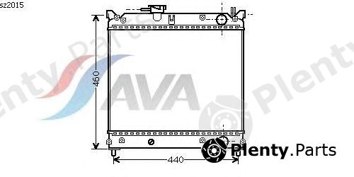  AVA QUALITY COOLING part SZA2015 Radiator, engine cooling