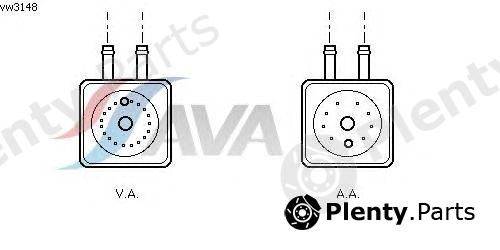  AVA QUALITY COOLING part VW3148 Oil Cooler, engine oil