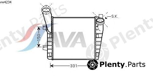  AVA QUALITY COOLING part VW4234 Intercooler, charger