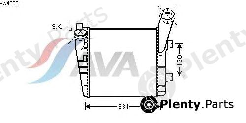  AVA QUALITY COOLING part VW4235 Intercooler, charger