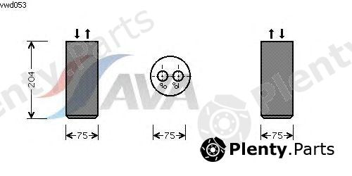  AVA QUALITY COOLING part VWD053 Dryer, air conditioning