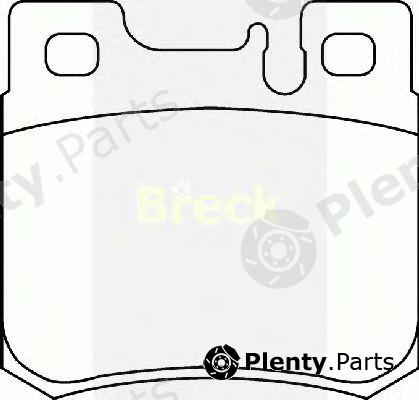  BRECK part 211970070420 Brake Pad Set, disc brake