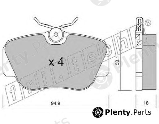  fri.tech. part 043.0 (0430) Brake Pad Set, disc brake