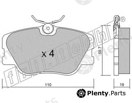  fri.tech. part 063.0 (0630) Brake Pad Set, disc brake