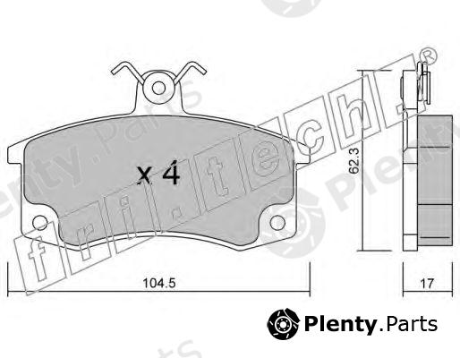  fri.tech. part 064.0 (0640) Brake Pad Set, disc brake