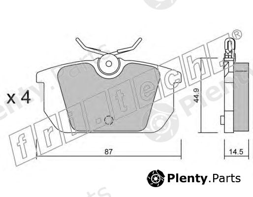  fri.tech. part 066.0 (0660) Brake Pad Set, disc brake