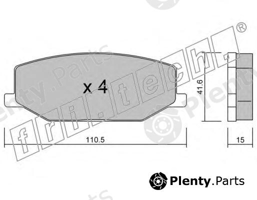  fri.tech. part 099.0 (0990) Brake Pad Set, disc brake