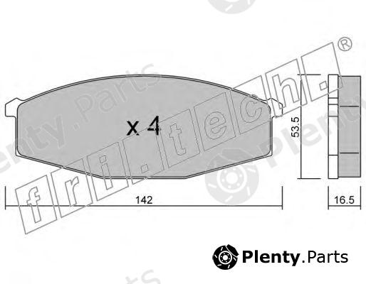  fri.tech. part 112.0 (1120) Brake Pad Set, disc brake