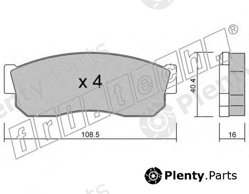  fri.tech. part 211.1 (2111) Brake Pad Set, disc brake