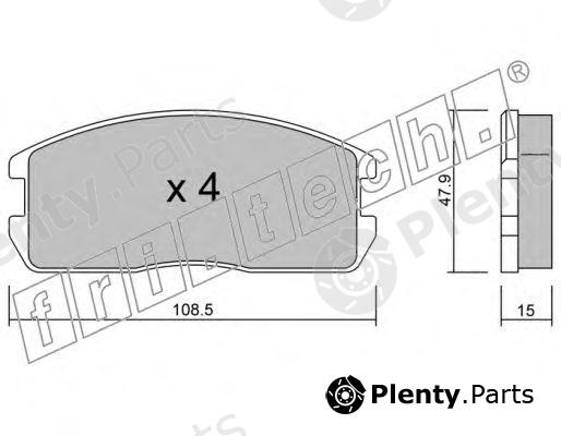 fri.tech. part 247.0 (2470) Brake Pad Set, disc brake