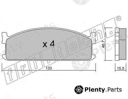  fri.tech. part 274.0 (2740) Brake Pad Set, disc brake